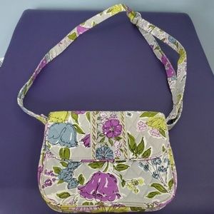 Vera Bradley Gray Flower Purse